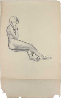 Тырса Николай Андреевич. Натурщица сидящая